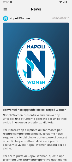 Napoli Women Screenshot 0