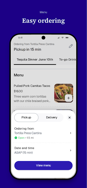 Tortilla Press Cantina Screenshot 2