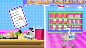 Rainbow Cupcake Factory: Bakery Food Maker Shop Screenshot 3