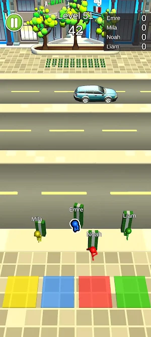 Cross the Road: Money Chase Screenshot 1