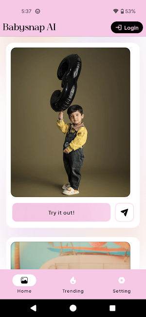 BabySnap AI: Baby Photo Studio Screenshot 1