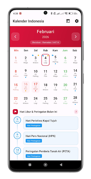Kalender Indonesia Screenshot 0