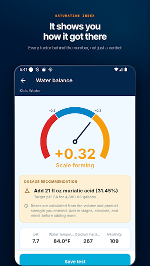 AquaProof: Commercial Pool Log Screenshot 1