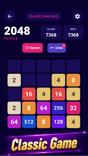 2048 Puzzle: Number Merge Game Screenshot 0