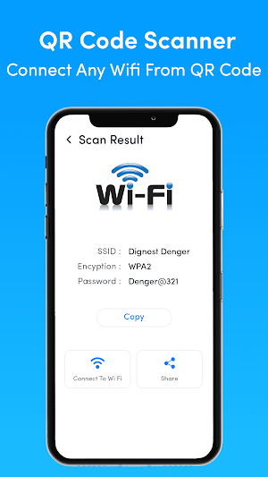 WiFi QR Scanner Barcode Reader Screenshot 1