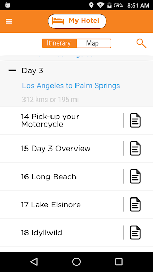 EagleRider Mobile Tour Guide Screenshot 1