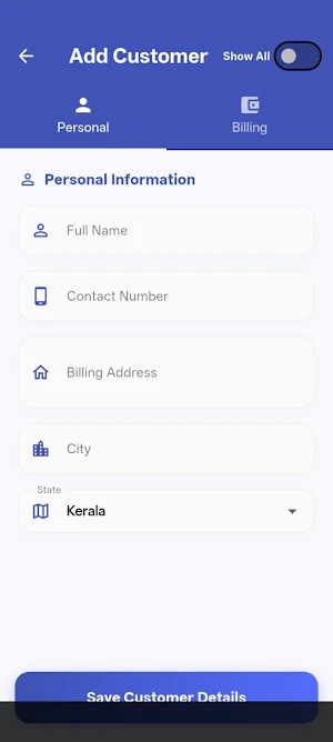 B Billing Screenshot 3