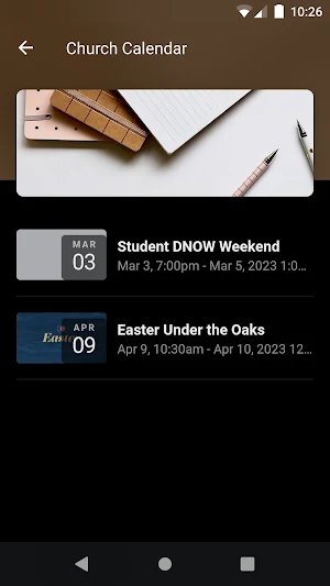 Grace Community Church, Rincon Screenshot 2