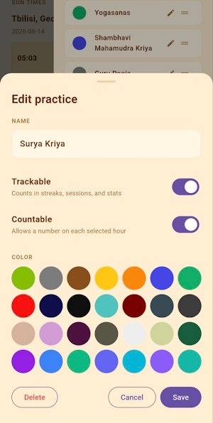 Yogaratova - Yoga Planner Screenshot 2