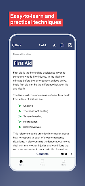 St Andrew's First Aid Now Screenshot 1