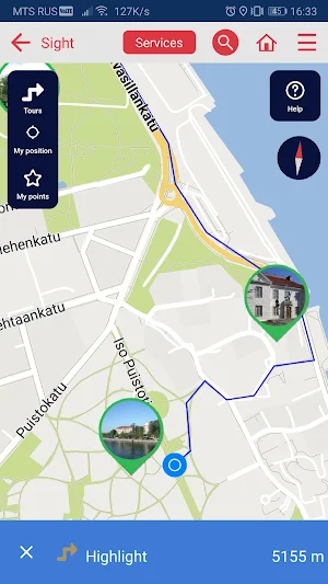 Helsinki city guide Screenshot 2