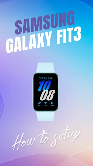 Samsung Galaxy Fit3 App Guide Screenshot 1