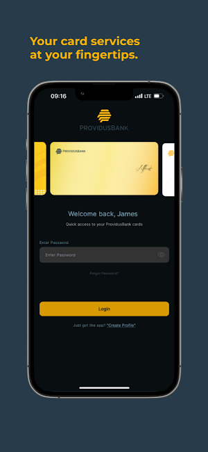 Providus Card App Screenshot 2