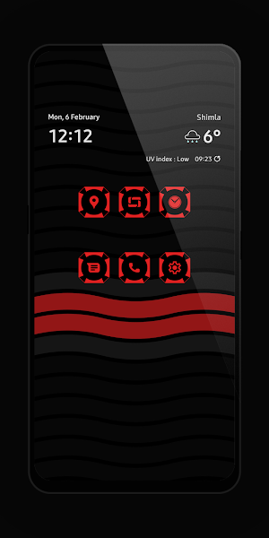 Red Tech Icon Pack Screenshot 0