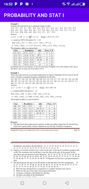 Probability & Stat I Screenshot 0