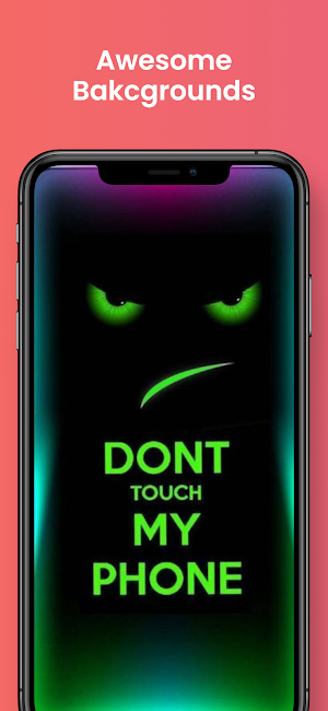 Don’t touch my phone wallpaper Screenshot 0