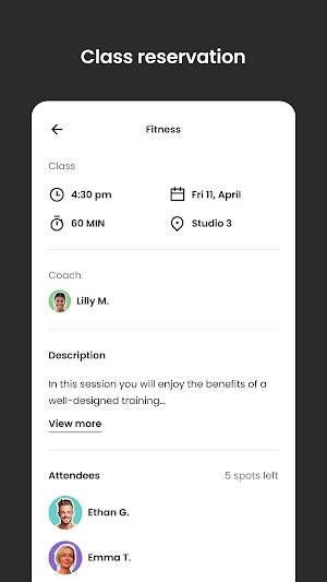 ACT FITNESS Screenshot 3