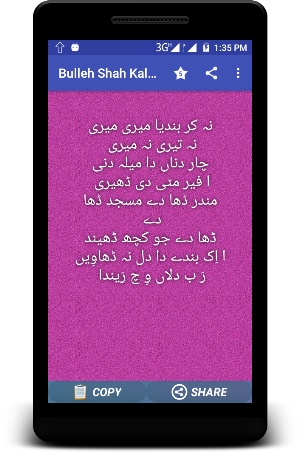 Bulleh Shah Shayari - Sufi Kalam Screenshot 2