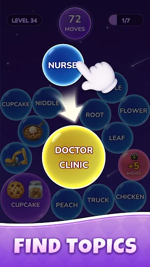 Word Bubble Starlight Screenshot 1