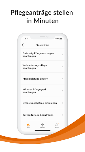 DAK Pflege-App Screenshot 3