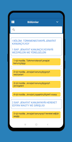 Türkmenistanyň Jenaýat kodeksi Screenshot 1