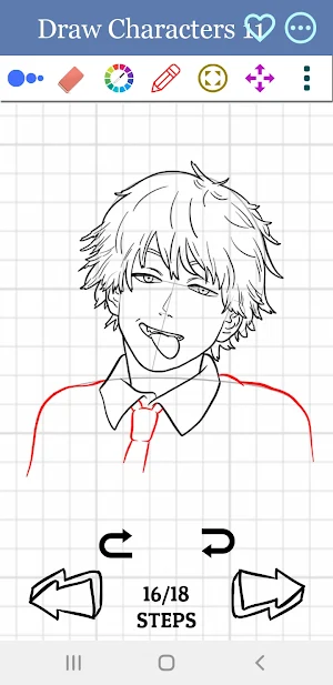 How to Draw Denji Chainsaw Man Screenshot 3