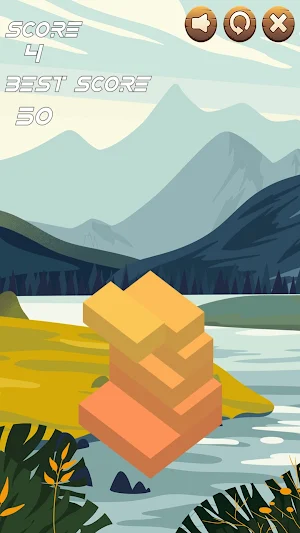 Square Tower Stack Screenshot 0