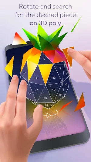LowPoly 3D Art: Paint by Number Screenshot 0
