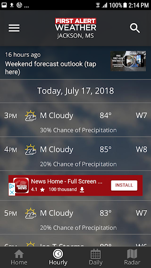 First Alert Weather Screenshot 2