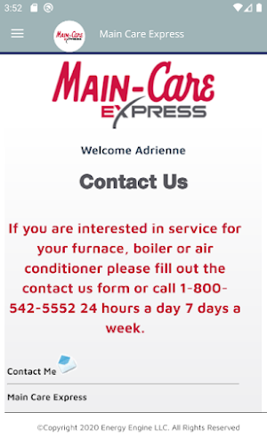 Main Care Express Screenshot 0