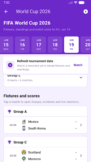 Buz TV Matches Live Scores Screenshot 1