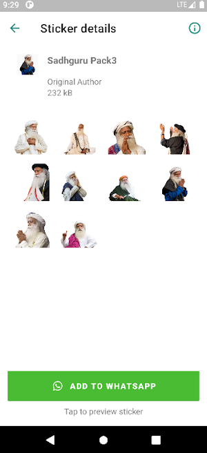 Sadhguru Stickers for WA Screenshot 3