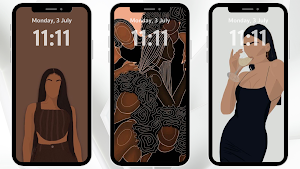 Cute Melanin Girls Wallpapers Screenshot 2