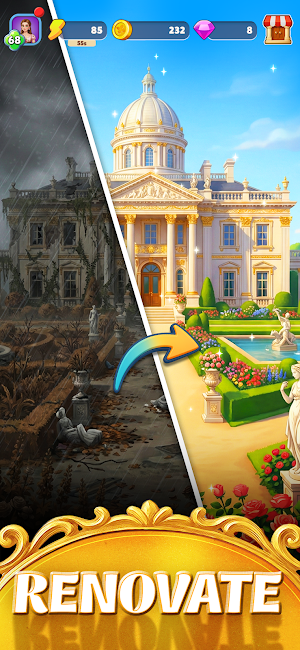 Queen’s Letter: Merge & Story Screenshot 1