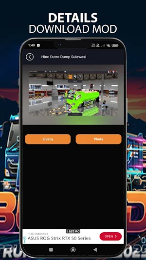 Mod Bussid Truk Canter 2025 Screenshot 2