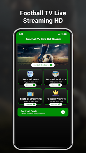 Football Tv Live Hd Stream Screenshot 0