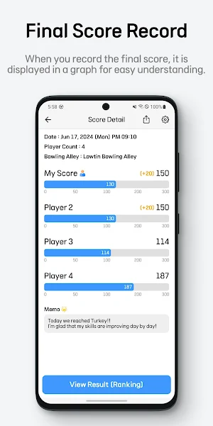 BowlingScore - Easy Record Screenshot 3