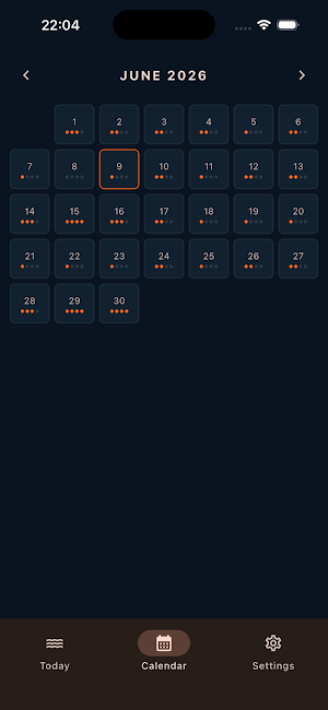Biteline Solunar Fishing Times Screenshot 2