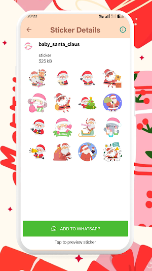 Christmas Stickers Screenshot 2