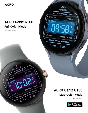 ACRO Genix G100 digital watch Screenshot 2