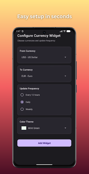 RP - Currency Converter Widget Screenshot 3