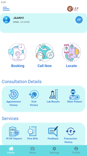 Leo Patient App Screenshot 0