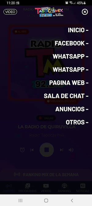 Radio Tabocas Mix Quiruvilca Screenshot 3