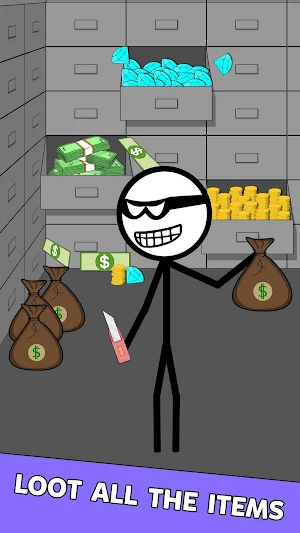 Bank Robbery Word Mystery: Escape Games Story Screenshot 0