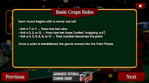 Casino Craps Screenshot 3