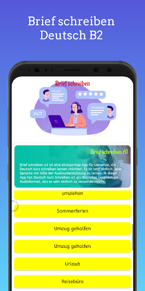 Brief schreiben Deutsch B2 Screenshot 0