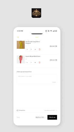 Golden Heir Shopping App Screenshot 3