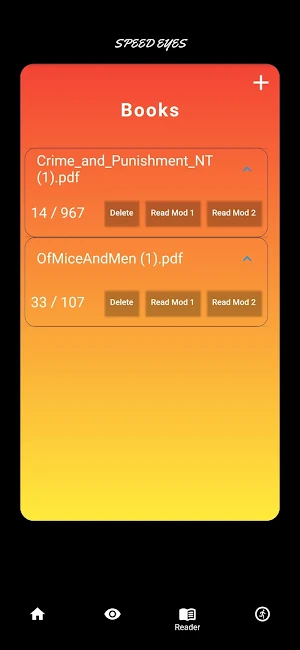 Speed Reading - Reader Screenshot 1