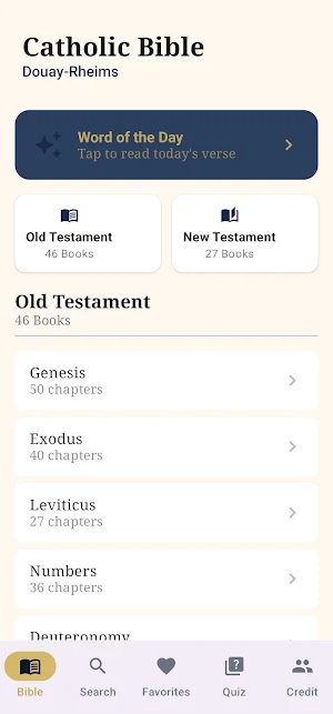 Catholic Bible App Screenshot 0