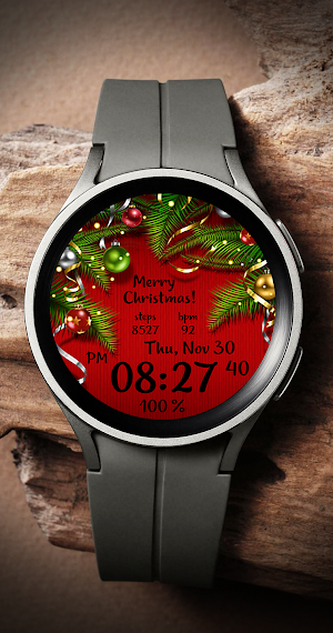 EY04 Merry Christmas WatchFace Screenshot 0